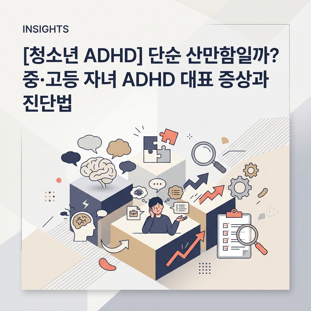 ai thumbnail branding 청소년 ADHD 단순 산만함일까 중·고등 자녀 ADHD 대표 증상과 진단법 1786698061