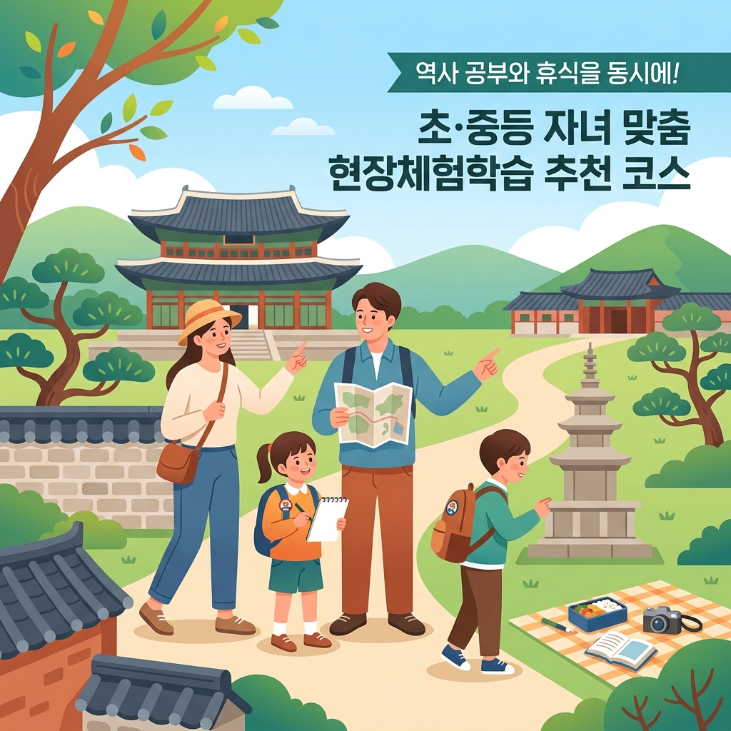 ai thumbnail illustration 역사 공부와 휴식을 동시에 초·중등 자녀 맞춤 현장체험학습 추천 코스 1786909483