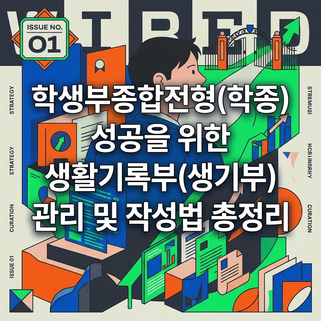 ai thumbnail poster 학생부종합전형학종 성공을 위한 생활기록부생기부 관리 및 작성법 총정리 1786609165