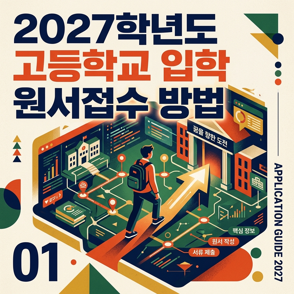 ai thumbnail poster 2027학년도 고등학교 입학 원서접수 방법 1789270397