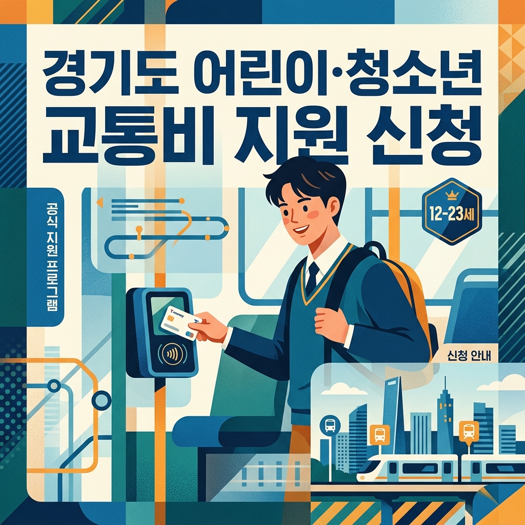 ai thumbnail poster 경기도 어린이·청소년 교통비 지원 신청 1789054328