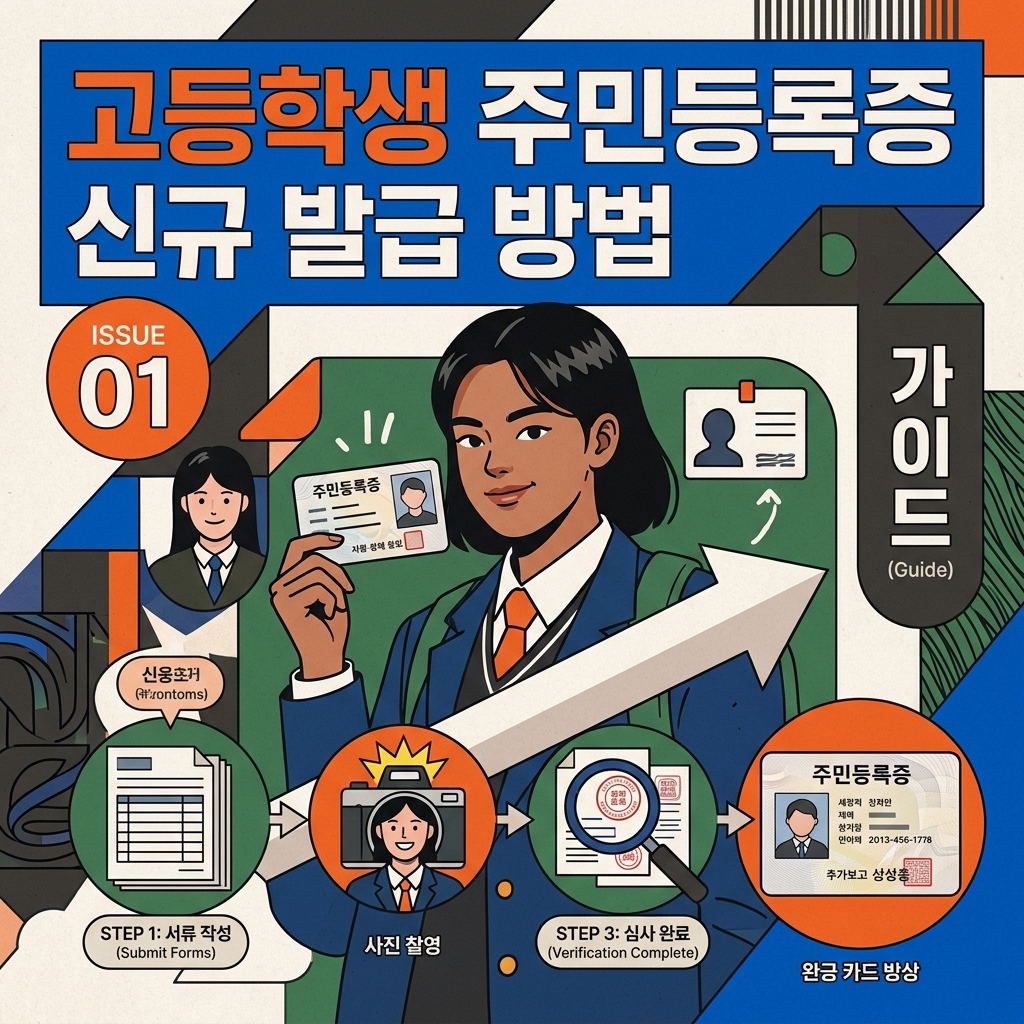 ai thumbnail poster 고등학생 주민등록증 신규 발급 방법 1789624916