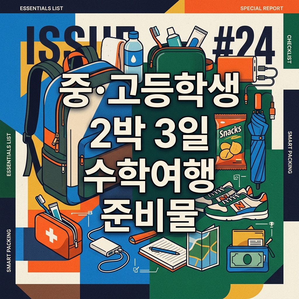 ai thumbnail poster 중·고등학생 2박 3일 수학여행 준비물 1788607319
