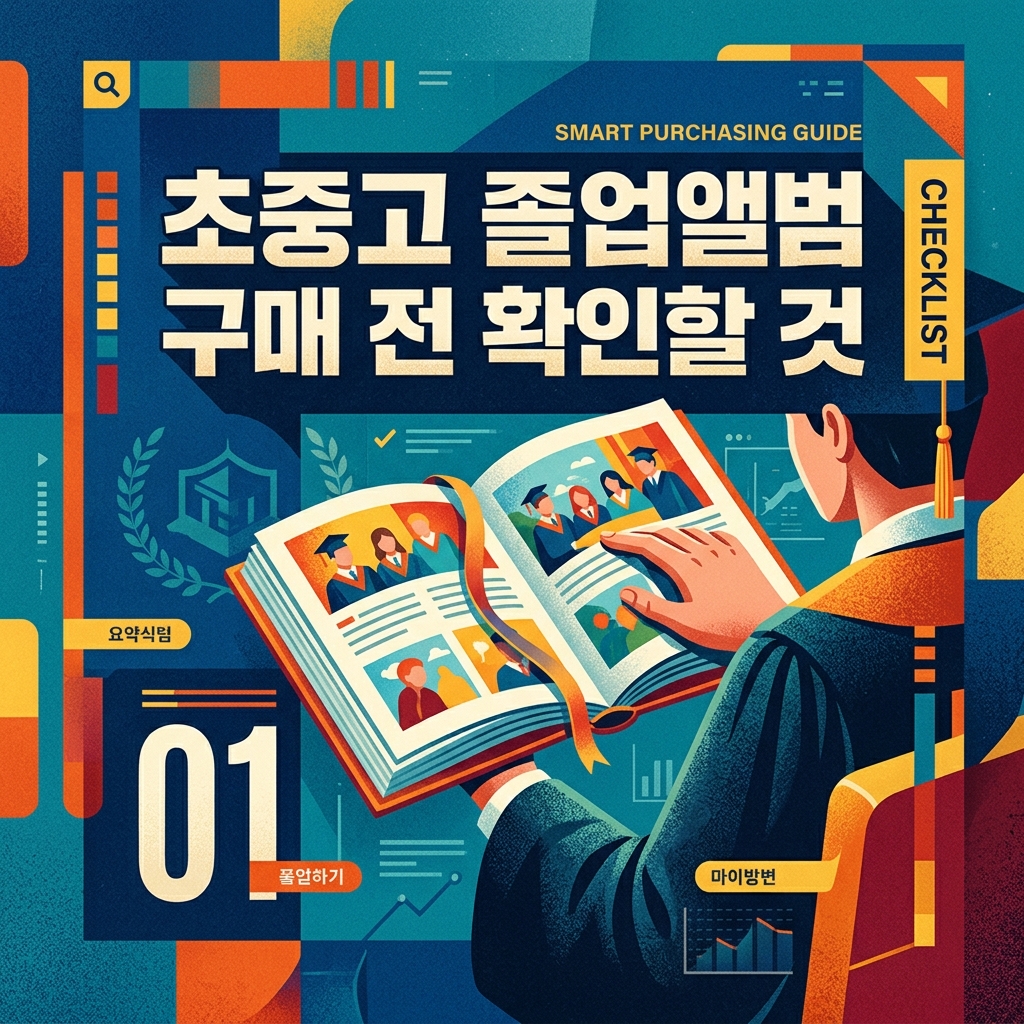 ai thumbnail poster 초중고 졸업앨범 구매 전 확인할 것 1790012581