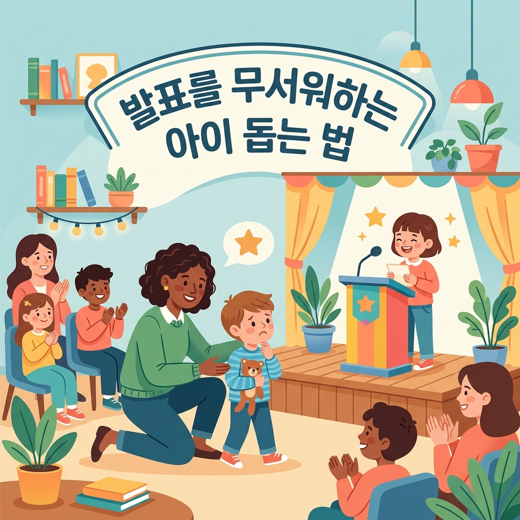 ai thumbnail illustration 발표를 무서워하는 아이 돕는 법 1792399184