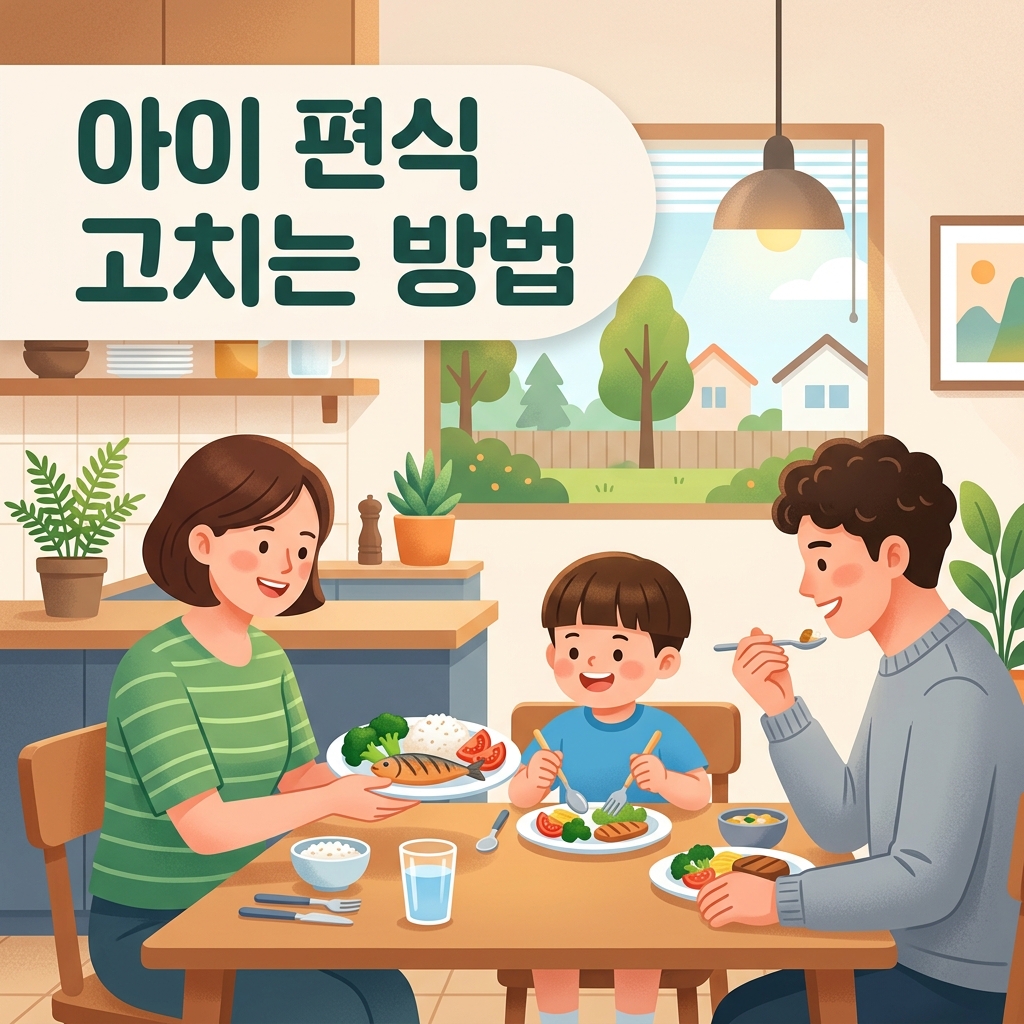 ai thumbnail illustration 아이 편식 고치는 방법 1792395564