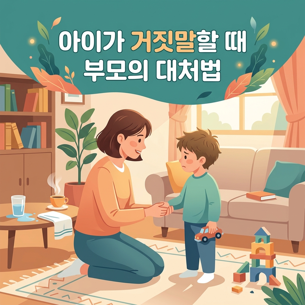 ai thumbnail illustration 아이가 거짓말할 때 부모의 대처법 1792398537