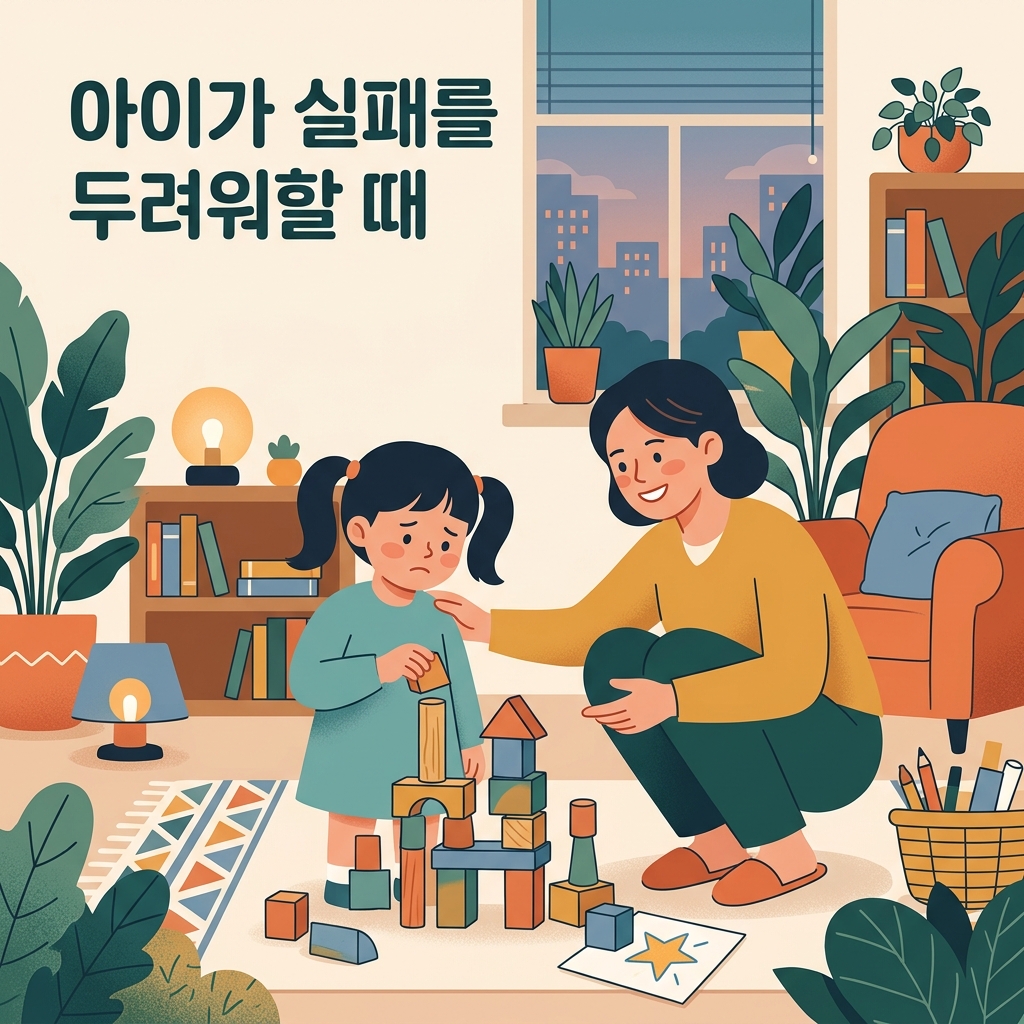 ai thumbnail illustration 아이가 실패를 두려워할 때 1792399660