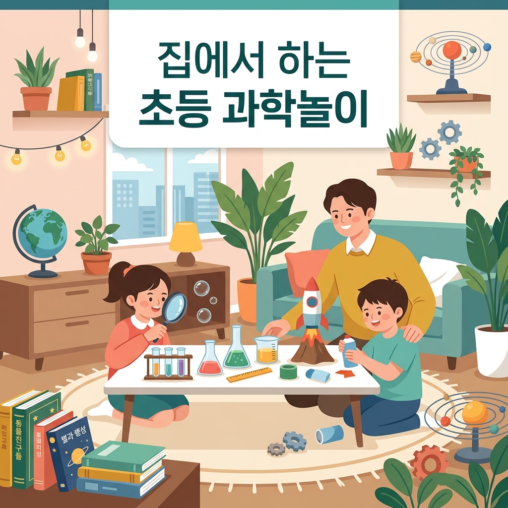 ai thumbnail illustration 집에서 하는 초등 과학놀이 1792399473